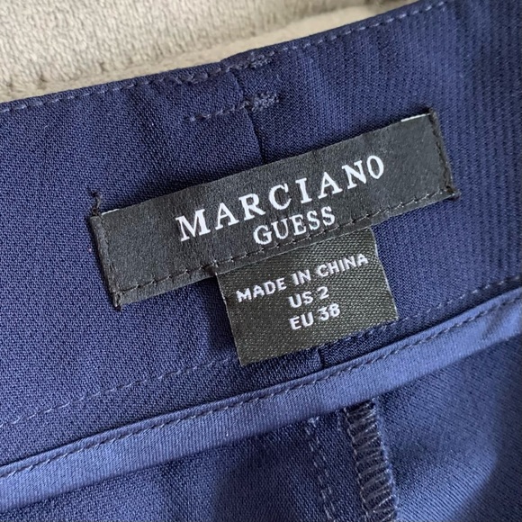 NWT MARCIANO Winnie Genesis Pant in Nocturnal Navy - Picture 8 of 11